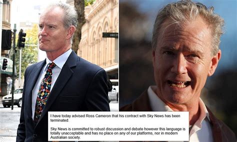 Former Liberal Mp Ross Cameron Sacked From Sky News For Describing