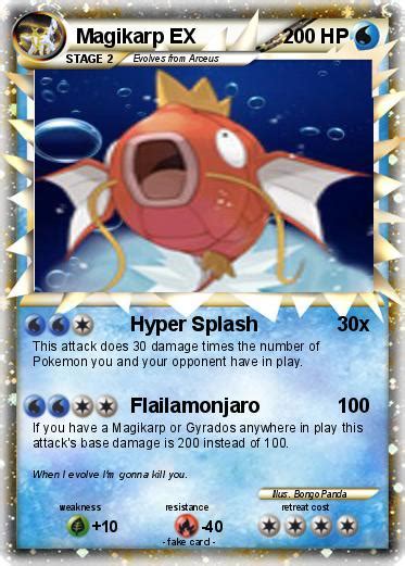 Pokémon Magikarp Ex 95 95 Hyper Splash My Pokemon Card