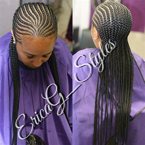 Cornrows are a natural hairstyle suitable for both men and women. Beautiful braided cornrow | African braids hairstyles ...