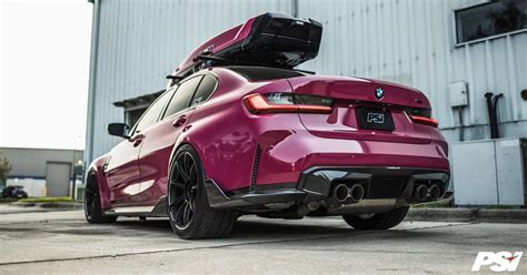 Szykowny Kolor PSI BMW M3 Z Zestawem Vorsteiner W Kolorze Ruby Star