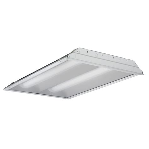 Lithonia Lighting 2 Light White Fluorescent Architectural Troffer 2rt5s