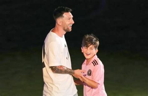 Continúa El Legado El Hijo Mayor De Lionel Messi Thiago Debutó En Las Inferiores De Inter Miami