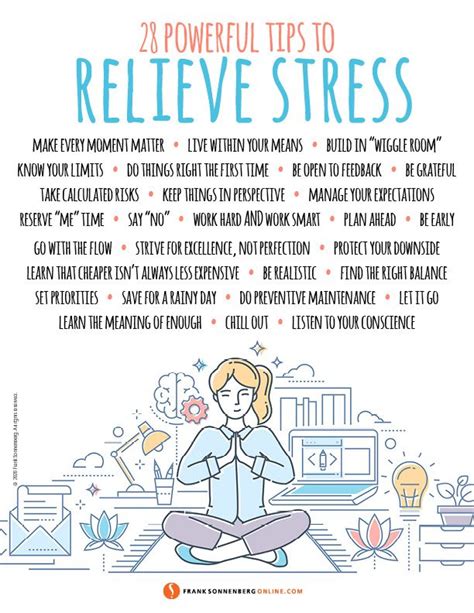 28 Powerful Tips To Relieve Stress — Frank Sonnenberg Online How To