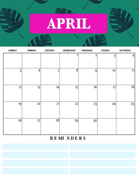 Floral April 2020 Desk Calendar Office Desk Calendar Desk Calendars