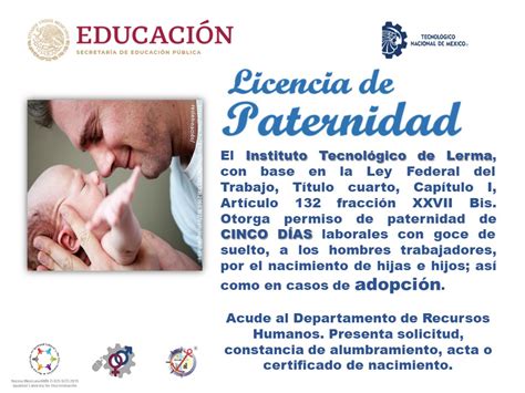 Licencia De Paternidad Instituto Tecnológico De Lerma