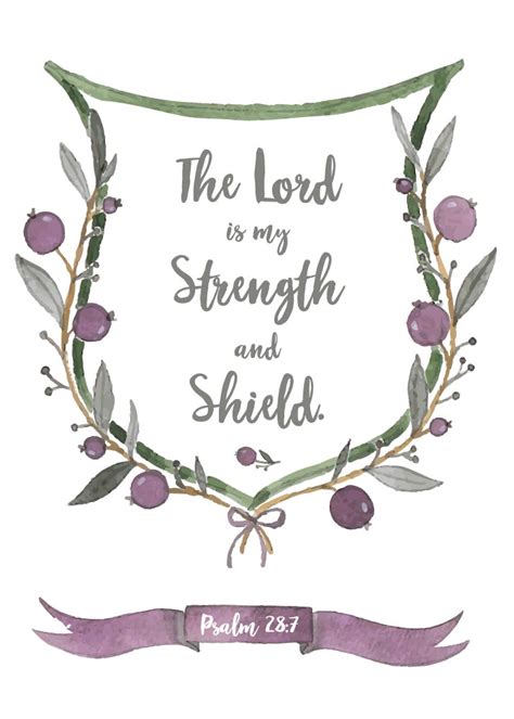 The Lord Is My Strength And Shield Psalm 287 Seeds Of Faith