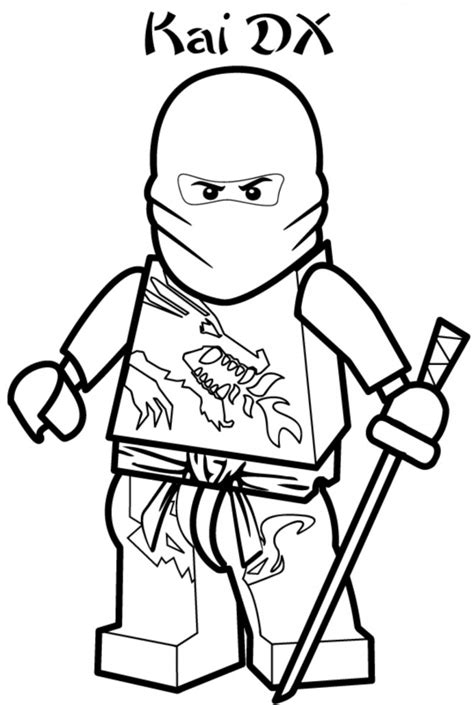 It is about their quest for finding the weapons of spinjitzu and its these ninjago coloring sheets will allow your child to learn. Coloriage Ninjago Kai le super ninja dessin gratuit à imprimer