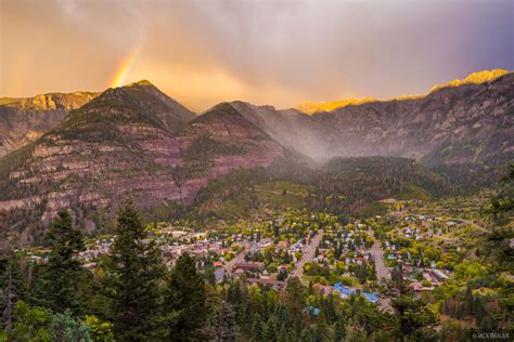 End Of The Rainbow Ouray Colorado Mountain Photography By Jack Brauer