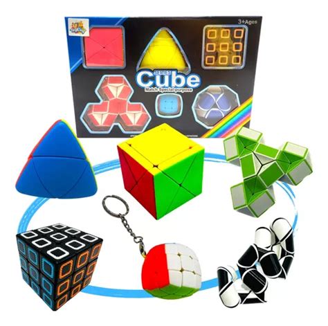 Kit Cubo Mágico Kit Com 06 Modelos Diferentes Speed Cube Parcelamento