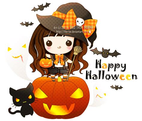 Kawaii Halloween By Tho Be On Deviantart