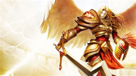 Kayle Old Splash Art 1920x1080 Wallpaper