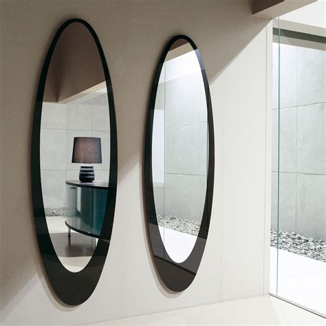 壁挂镜子 Olmi Tonin Casa 现代风格 椭圆 漆木
