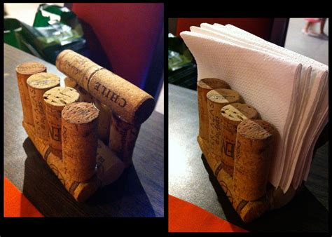 Corks Glued Together To Make A Tissue Holder Cork Board Crafts Cork