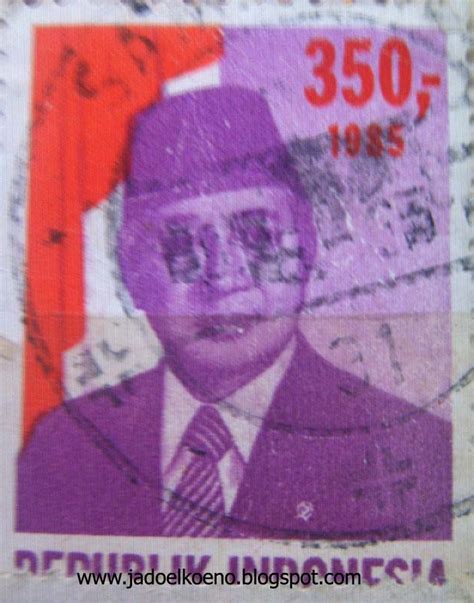 Sudah Jadoel Koeno Lagi Perangko Pak Harto 1985350 Rp 10000