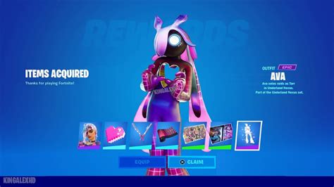 how to get ava skin now free in fortnite unlock ava bundle youtube