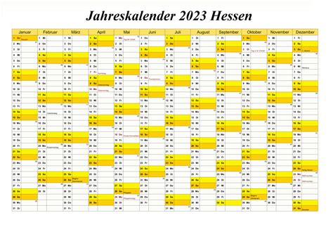 Ferien Hessen 2023 Ferienkalender Zum Ausdrucken - Photos