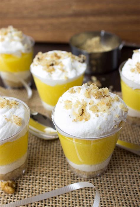 15 shot glass dessert recipes you have to try thethings. Lemon Lush Dessert Shooters