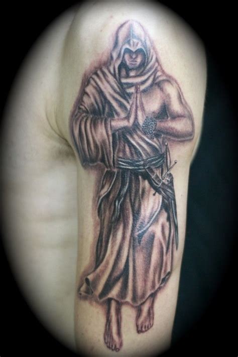 Warrior angel tattoo on chest for men Pin by ahnmet birgün on Angel tattoos | Tattoos, Best ...