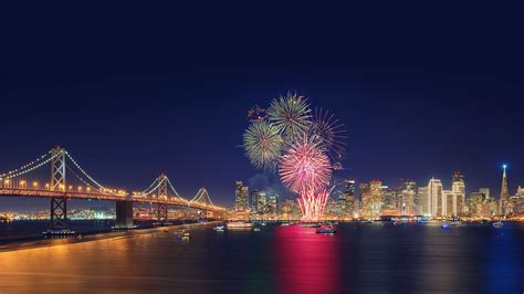 Sf Fireworks Bing Wallpaper Download