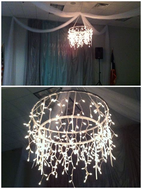 This Crazy Awesome Hula Hoop Wedding Chandelier Was Made By Shannon
