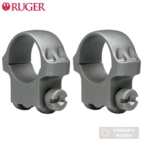 Ruger 30mm Medium Scope Rings 2 Matte Black 4b30hm 90321