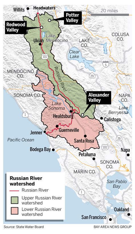 Russian River Valley Wine Map