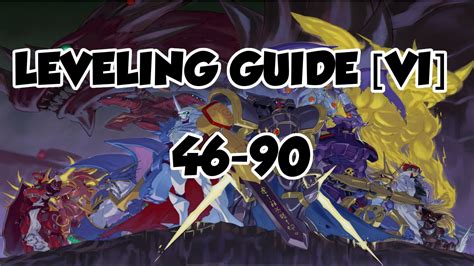 Hey guys this is my level up guide this video will show you the places you need to go to level up efficiently. Leveling Guide 46-90 VI Typ - Digimon Masters Online - YouTube