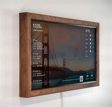 32 Touch Screen Digital Wall Display Smart Screen Wifi Calendar