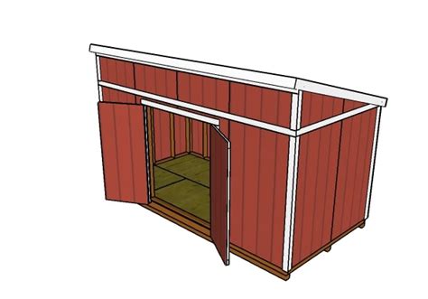 8x16 Lean To Shed Roof Plans Myoutdoorplans