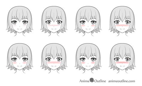 How To Draw Anime And Manga Blush In Different Ways Animeoutline