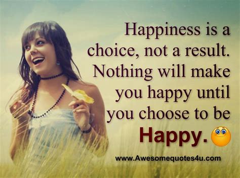 you choose to be happy