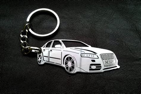 Audi Keychain Personalised Keyring Audi Keyring Personalized Key