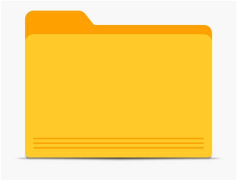 Clipart Yellow Folder Icon Png Free Transparent