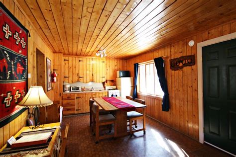 Make your searches 10x faster and better. Kitchen in the 2 bedroom cabin. Three Bears Lodge in Red ...