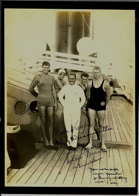 Lot Detail Johnny Weissmuller Vintage 1928 Olympic Swimming Team