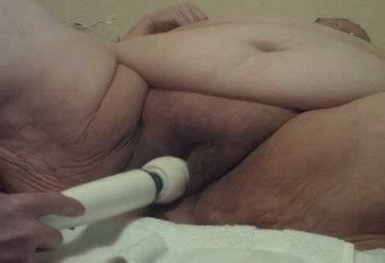Obese Granny Gets Her Pussy Fucked With Hitachi Magic Wand Mylust Com