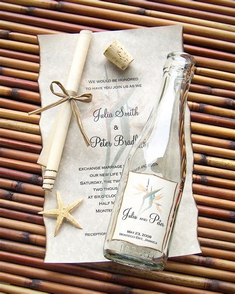 A big thank you to all!!!!…. Message In A Bottle Wedding Invitations! What a cute idea ...