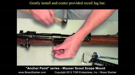 Brass Stacker Anchor Point Series Mauser Scout Scope Mount