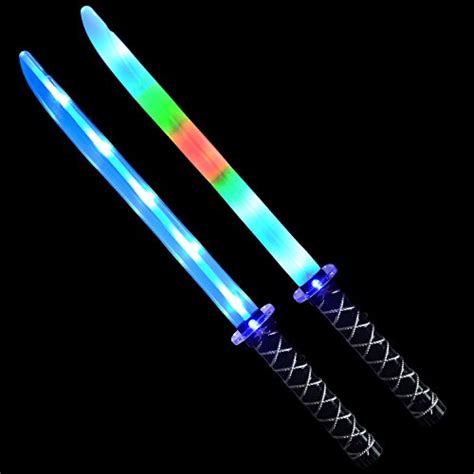 Joyin 2 Packs Toys Ninja Swords For Kids With Motion Activated Clanging