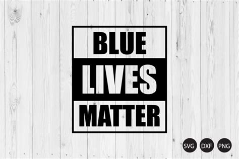 Blue Lives Matter Svg Thin Blue Line Svg Police Svg Crella