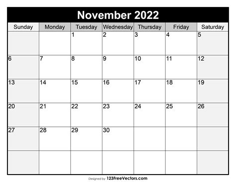 Free Calendar 2022 Template
