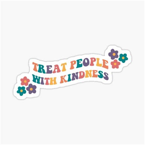 Treat People With Kindness Harry Styles Sticker For Sale By