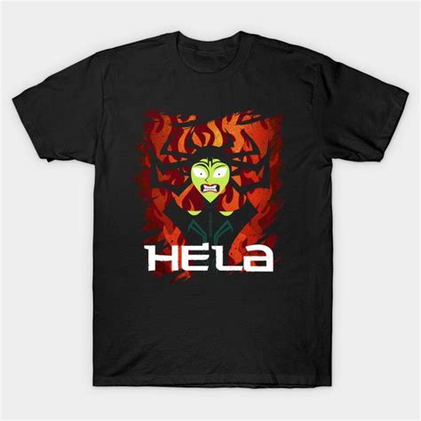 Hela Marvel Comics Supervillain T Shirt The Shirt List Samurai