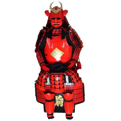 Japanese Samurai Armor Red Takeda Wearable Suit Japonalia