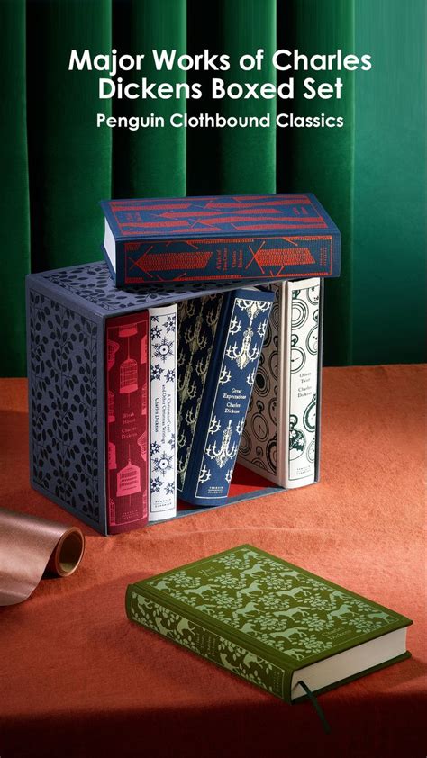 Major Works Of Charles Dickens Boxed Set Penguin Clothbound Classics Charles Dickens Book