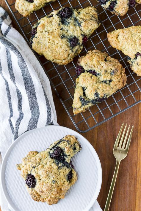 Tender And Buttery Blackberry Scones These Tender Buttery Blackberry