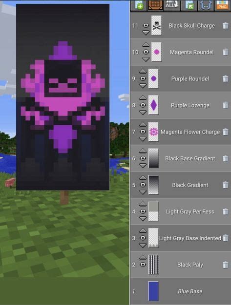 Minecraft Ender Banner