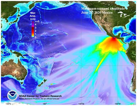 NOAA Center for Tsunami Research - Tsunami Event - June 23, 2020 Oaxaca, Mexico Tsunami