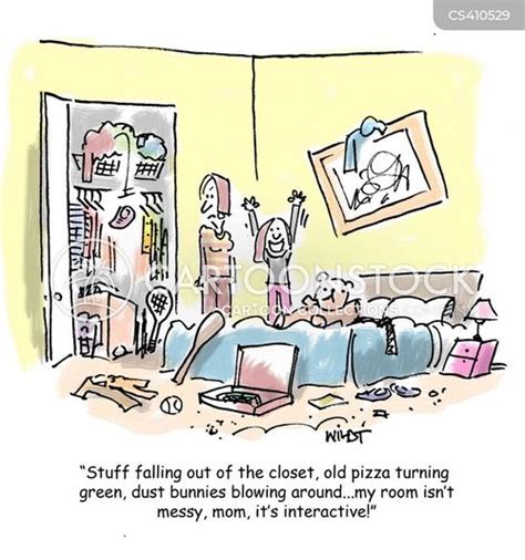 Untidy Bedroom Cartoons And Comics Funny Pictures From Cartoonstock