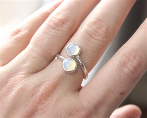 silver-opal-ring-dual-birthstone-ring-opalite-bypass-ring